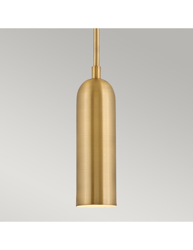 Pendant lamps - Elstead Lighting Dax small LED pendant lamp - Old brass HK-DAX-MP-HB - product kolory-swiatla.pl 3