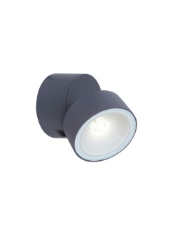 Lutec TRUMPET Ścienna LED Szary węgiel drzewny 5626101125