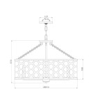 Pendant lamps - Elstead Lighting Felix pendant lamp - 6 light sources HK-FELIX-6P - product 2