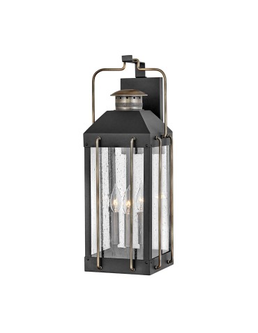 Elstead Lighting Large Fitzgerald wall lantern - 3 light sources IP44 HK-FITZGERALD2-L