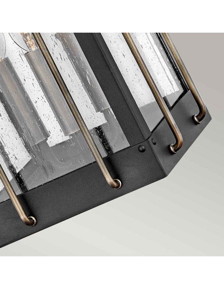 Outdoor wall lamps - Elstead Lighting Large Fitzgerald wall lantern - 3 light sources IP44 HK-FITZGERALD2-L - product kolory-swiatla.pl 4