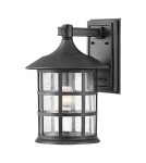 Outdoor wall lamps - Elstead Lighting Large Freeport wall lantern - 1 light source - Textured black IP44 HK-FREEPORT2-L-TBK - product 1