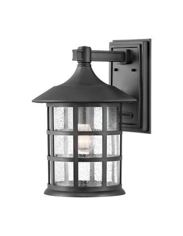 Elstead Lighting Large Freeport wall lantern - 1 light source - Textured black IP44 HK-FREEPORT2-L-TBK