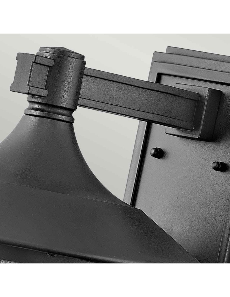 Outdoor wall lamps - Elstead Lighting Large Freeport wall lantern - 1 light source - Textured black IP44 HK-FREEPORT2-L-TBK - product kolory-swiatla.pl 2