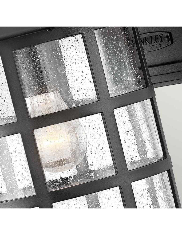 Outdoor wall lamps - Elstead Lighting Large Freeport wall lantern - 1 light source - Textured black IP44 HK-FREEPORT2-L-TBK - product kolory-swiatla.pl 3