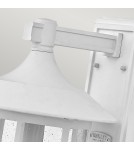 Outdoor wall lamps - Elstead Lighting Large Freeport wall lantern - 1 light source - Textured white IP44 HK-FREEPORT2-L-TWH - product 2