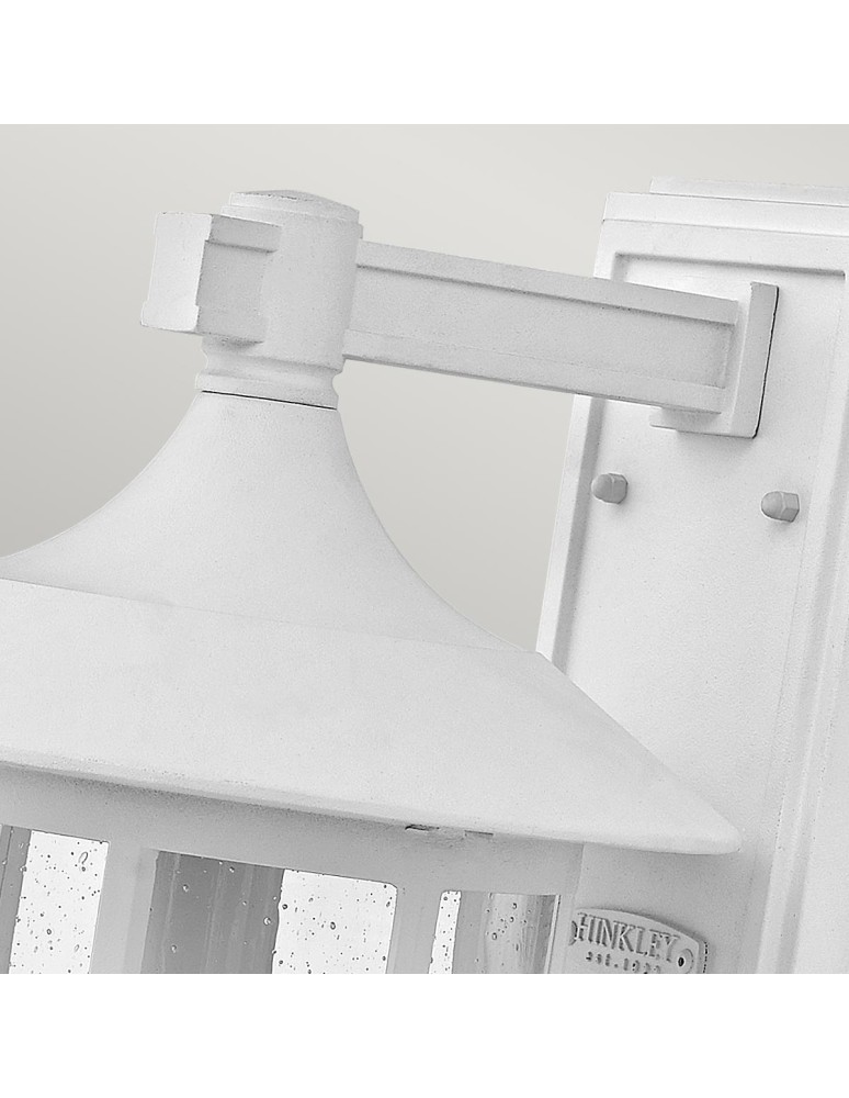 Outdoor wall lamps - Elstead Lighting Large Freeport wall lantern - 1 light source - Textured white IP44 HK-FREEPORT2-L-TWH - product kolory-swiatla.pl 2