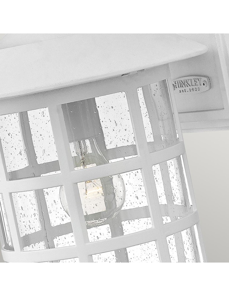 Outdoor wall lamps - Elstead Lighting Large Freeport wall lantern - 1 light source - Textured white IP44 HK-FREEPORT2-L-TWH - product kolory-swiatla.pl 3