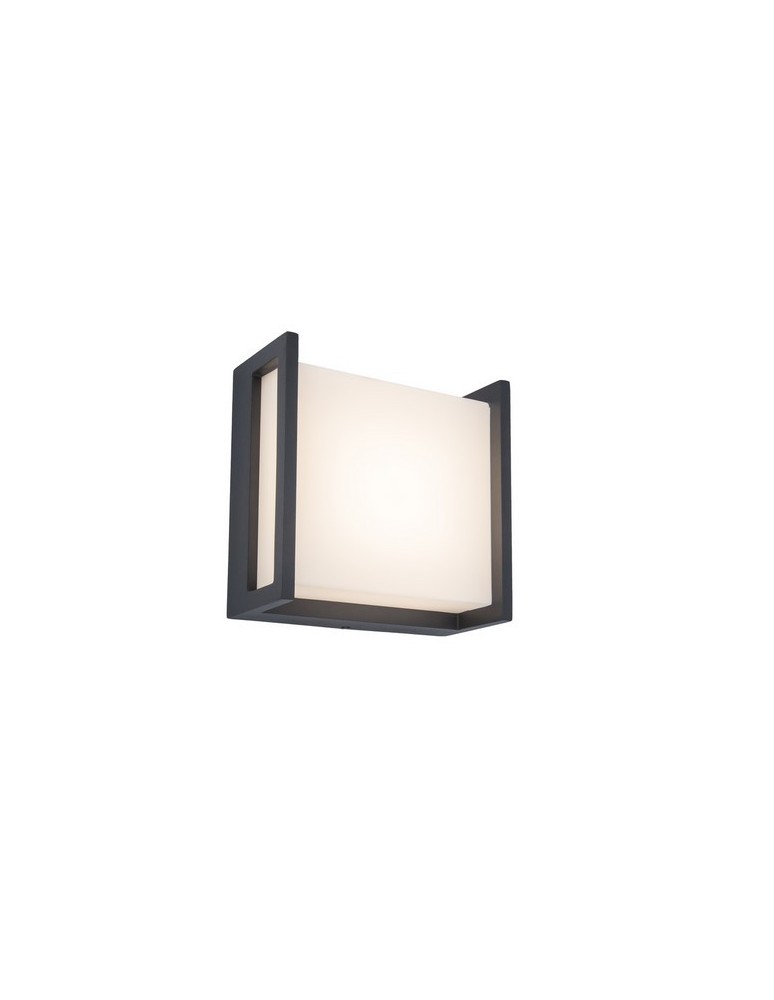 Outdoor wall lamps - Lutec QUBO Wall LED Anthracite 5195401118 - product kolory-swiatla.pl 1