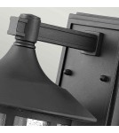 Elstead Lighting Średnia latarnia naścienna Freeport - 1 źródło światła - Teksturowana czerń IP44 HK-FREEPORT2-M-TBK