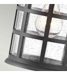 Elstead Lighting Średnia latarnia naścienna Freeport - 1 źródło światła - Teksturowana czerń IP44 HK-FREEPORT2-M-TBK