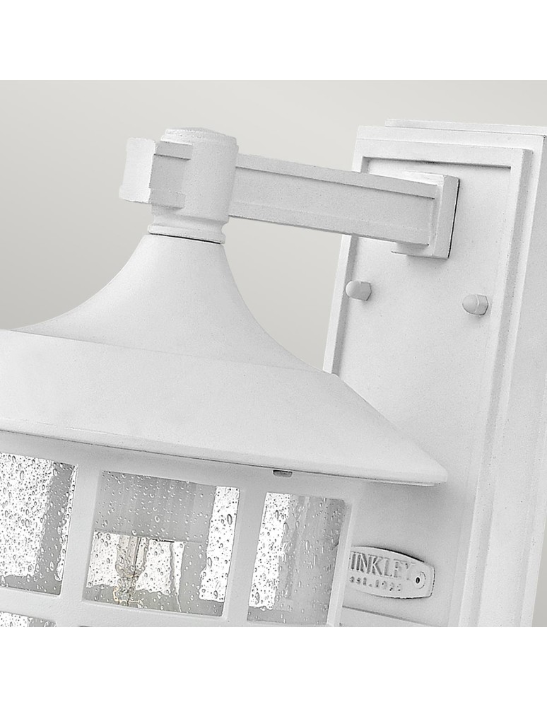Outdoor wall lamps - Elstead Lighting Freeport medium wall lantern - 1 light source - Textured white IP44 HK-FREEPORT2-M-TWH - product kolory-swiatla.pl 2