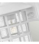 Outdoor wall lamps - Elstead Lighting Freeport medium wall lantern - 1 light source - Textured white IP44 HK-FREEPORT2-M-TWH - product 3