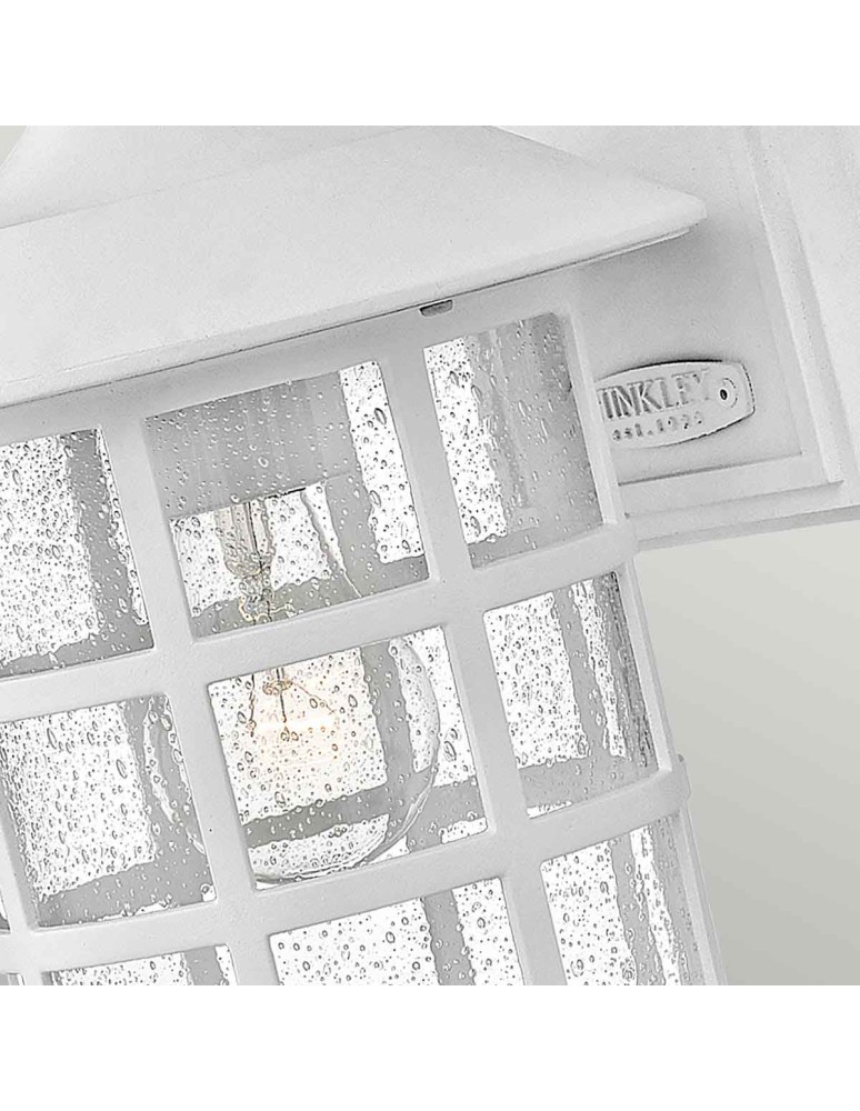 Outdoor wall lamps - Elstead Lighting Freeport medium wall lantern - 1 light source - Textured white IP44 HK-FREEPORT2-M-TWH - product kolory-swiatla.pl 3