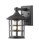 Outdoor wall lamps - Elstead Lighting Freeport small wall lantern - 1 light source - Textured black IP44 HK-FREEPORT2-S-TBK - product 1