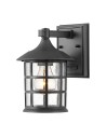 Elstead Lighting Freeport small wall lantern - 1 light source - Textured black IP44 HK-FREEPORT2-S-TBK