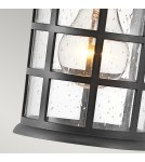 Elstead Lighting Mała latarnia naścienna Freeport - 1 źródło światła - Teksturowana czerń IP44 HK-FREEPORT2-S-TBK