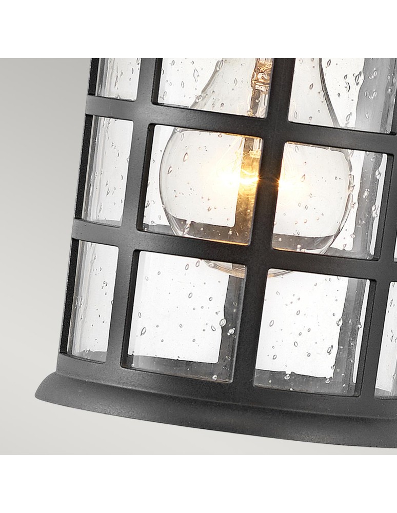 Outdoor wall lamps - Elstead Lighting Freeport small wall lantern - 1 light source - Textured black IP44 HK-FREEPORT2-S-TBK - product kolory-swiatla.pl 4