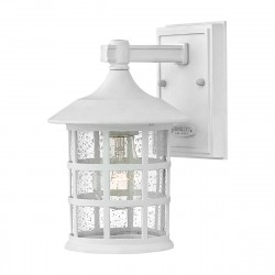 Elstead Lighting Mała latarnia naścienna Freeport - 1 źródło światła - Teksturowana biel IP44 HK-FREEPORT2-S-TWH