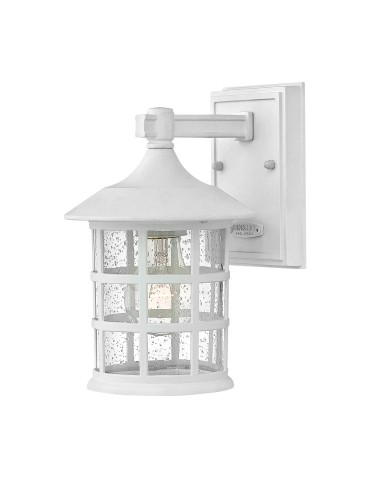 Elstead Lighting Freeport small wall lantern - 1 light source - Textured white IP44 HK-FREEPORT2-S-TWH