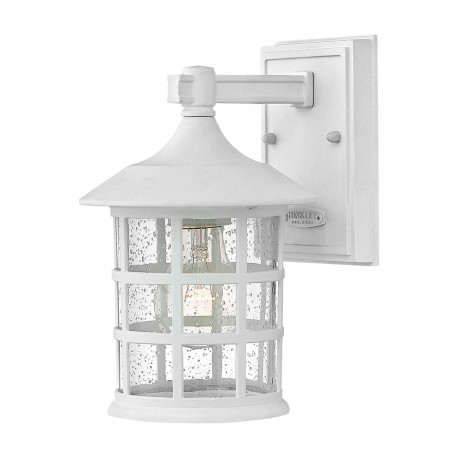 Elstead Lighting Mała latarnia naścienna Freeport - 1 źródło światła - Teksturowana biel IP44 HK-FREEPORT2-S-TWH