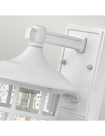 Elstead Lighting Freeport small wall lantern - 1 light source - Textured white IP44 HK-FREEPORT2-S-TWH - product 2