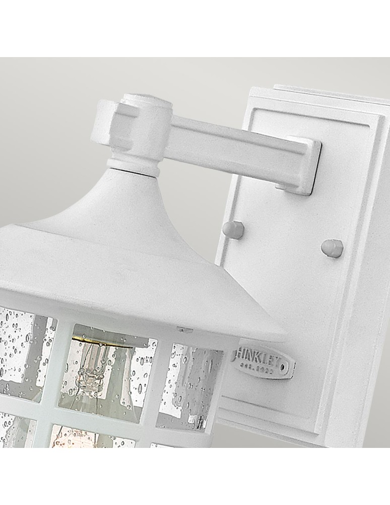 Outdoor wall lamps - Elstead Lighting Freeport small wall lantern - 1 light source - Textured white IP44 HK-FREEPORT2-S-TWH - product kolory-swiatla.pl 2