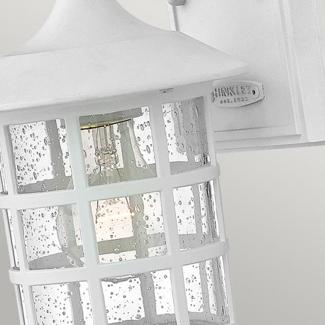 Elstead Lighting Mała latarnia naścienna Freeport - 1 źródło światła - Teksturowana biel IP44 HK-FREEPORT2-S-TWH