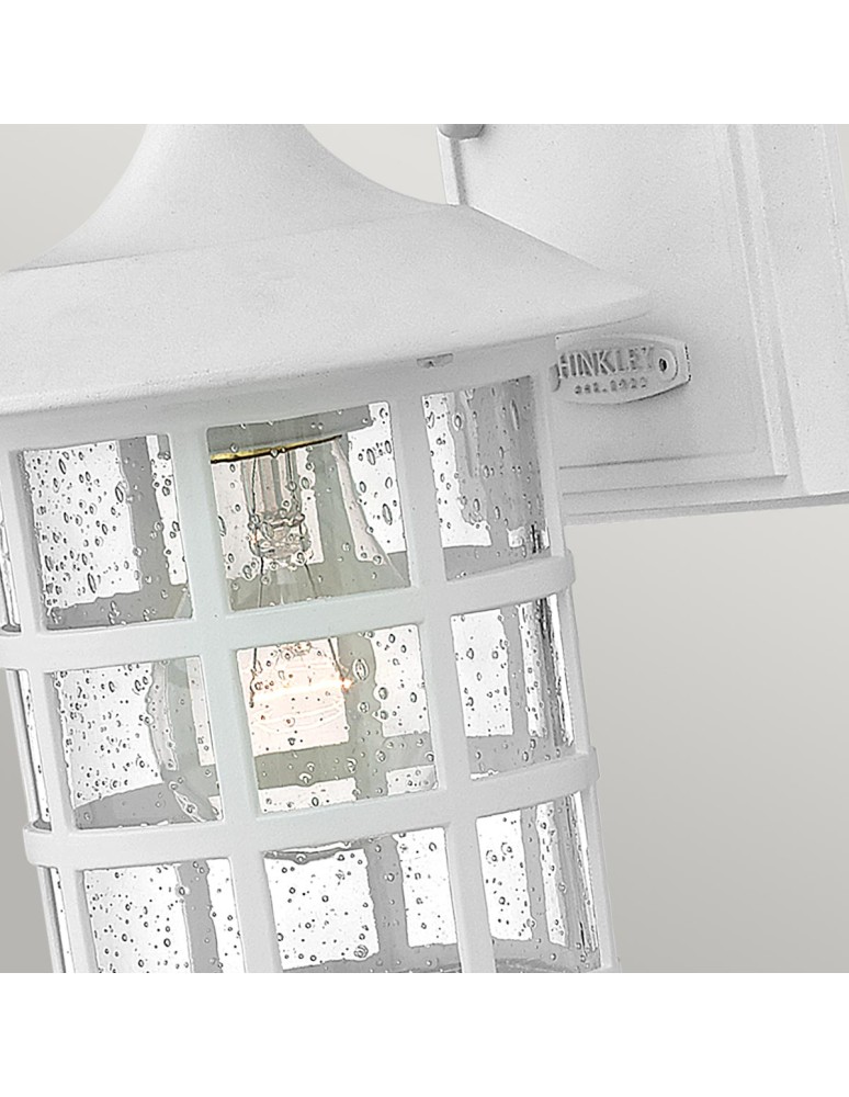 Outdoor wall lamps - Elstead Lighting Freeport small wall lantern - 1 light source - Textured white IP44 HK-FREEPORT2-S-TWH - product kolory-swiatla.pl 3