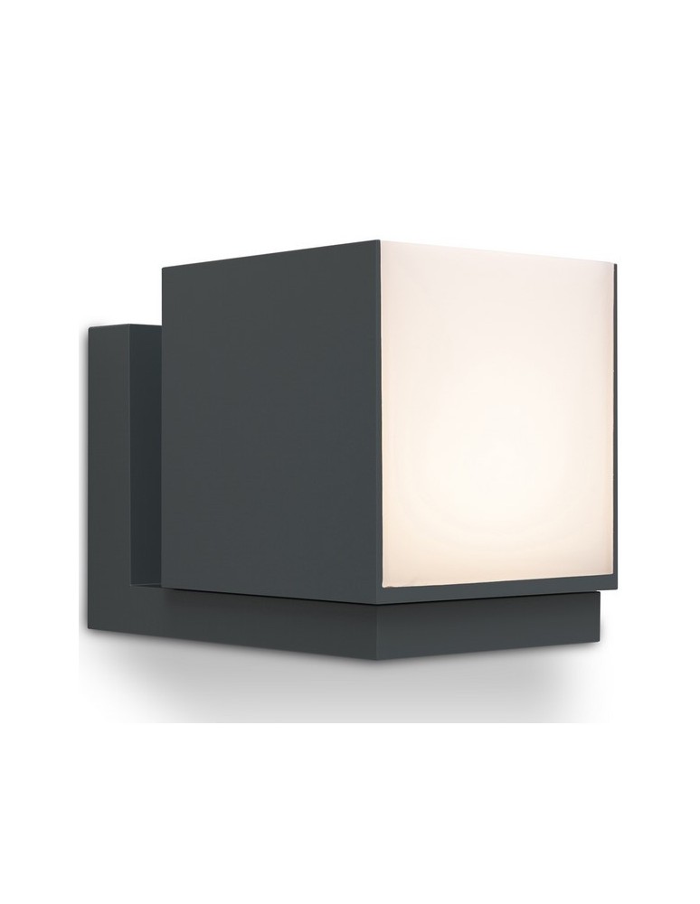 Outdoor wall lamps - Lutec CUBA Standing LED Gray 5193803118 - product kolory-swiatla.pl 2