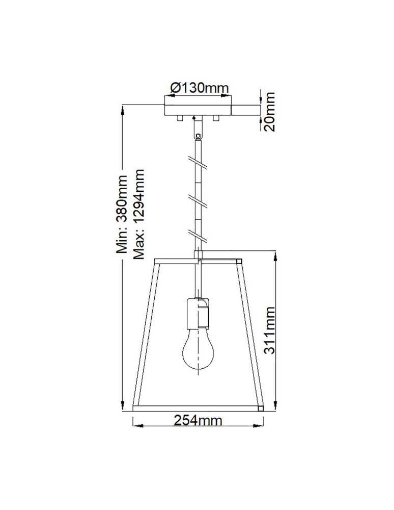 Pendant lamps - Elstead Lighting Fulton pendant lamp - 1 light source HK-FULTON-P. - product kolory-swiatla.pl 4