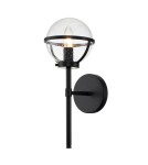 Bathroom wall lamps - Elstead Lighting Hollis wall lamp - 1 light source - Black IP44 HK-HOLLIS1-C-BK-BATH - product 1