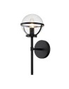 Elstead Lighting Kinkiet Hollis - 1 źródło światła - Czarny IP44 HK-HOLLIS1-C-BK-BATH