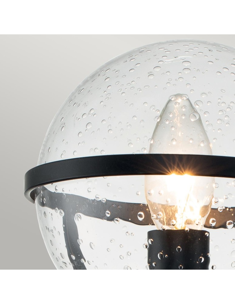 Elstead Lighting Kinkiet Hollis - 1 źródło światła - Czarny IP44 HK-HOLLIS1-C-BK-BATH