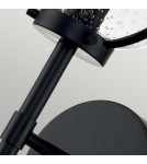 Elstead Lighting Kinkiet Hollis - 1 źródło światła - Czarny IP44 HK-HOLLIS1-C-BK-BATH