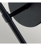 Elstead Lighting Kinkiet Hollis - 1 źródło światła - Czarny IP44 HK-HOLLIS1-C-BK-BATH