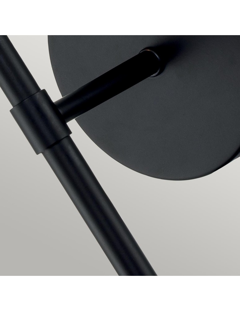 Elstead Lighting Kinkiet Hollis - 1 źródło światła - Czarny IP44 HK-HOLLIS1-C-BK-BATH