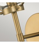 Elstead Lighting Kinkiet Hollis - 1 źródło światła - Stary mosiądz IP44 HK-HOLLIS1-C-HB-BATH