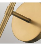 Bathroom wall lamps - Elstead Lighting Hollis wall lamp - 1 light source - Old brass IP44 HK-HOLLIS1-C-HB-BATH - product 4
