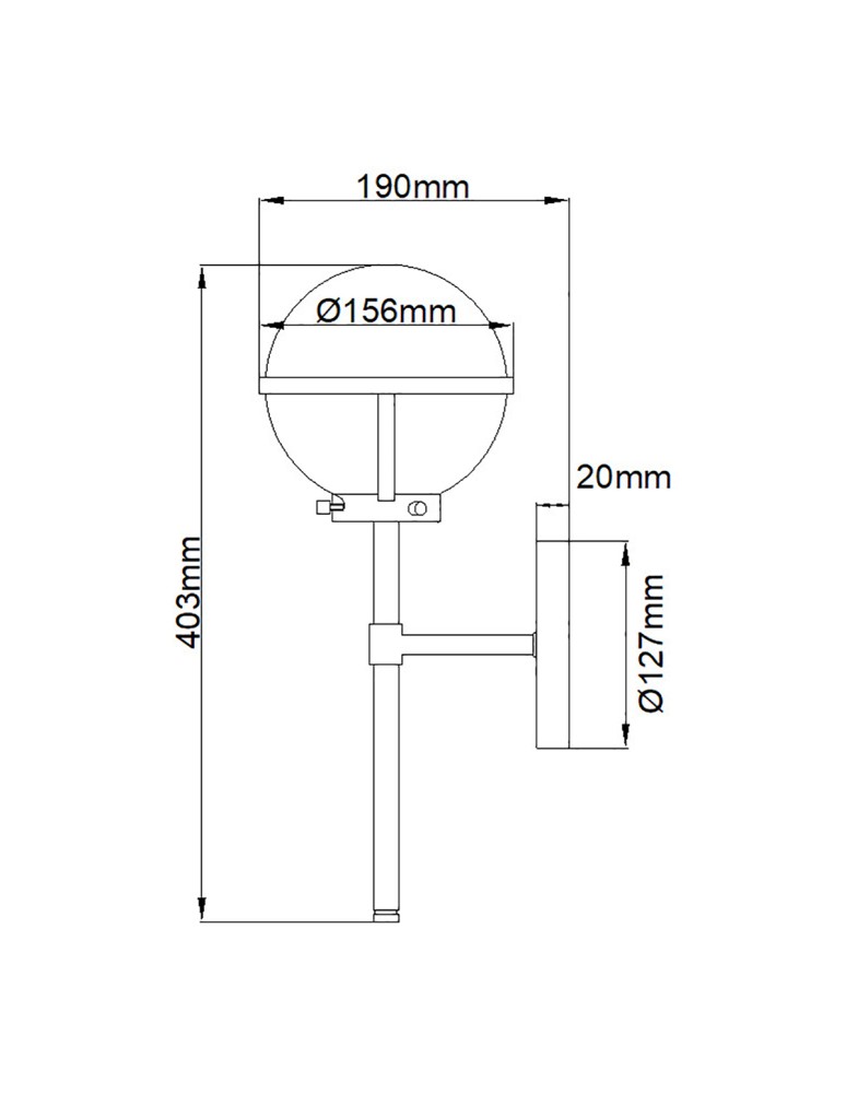 Bathroom wall lamps - Elstead Lighting Hollis wall lamp - 1 light source - Old brass IP44 HK-HOLLIS1-C-HB-BATH - product kolory-swiatla.pl 6