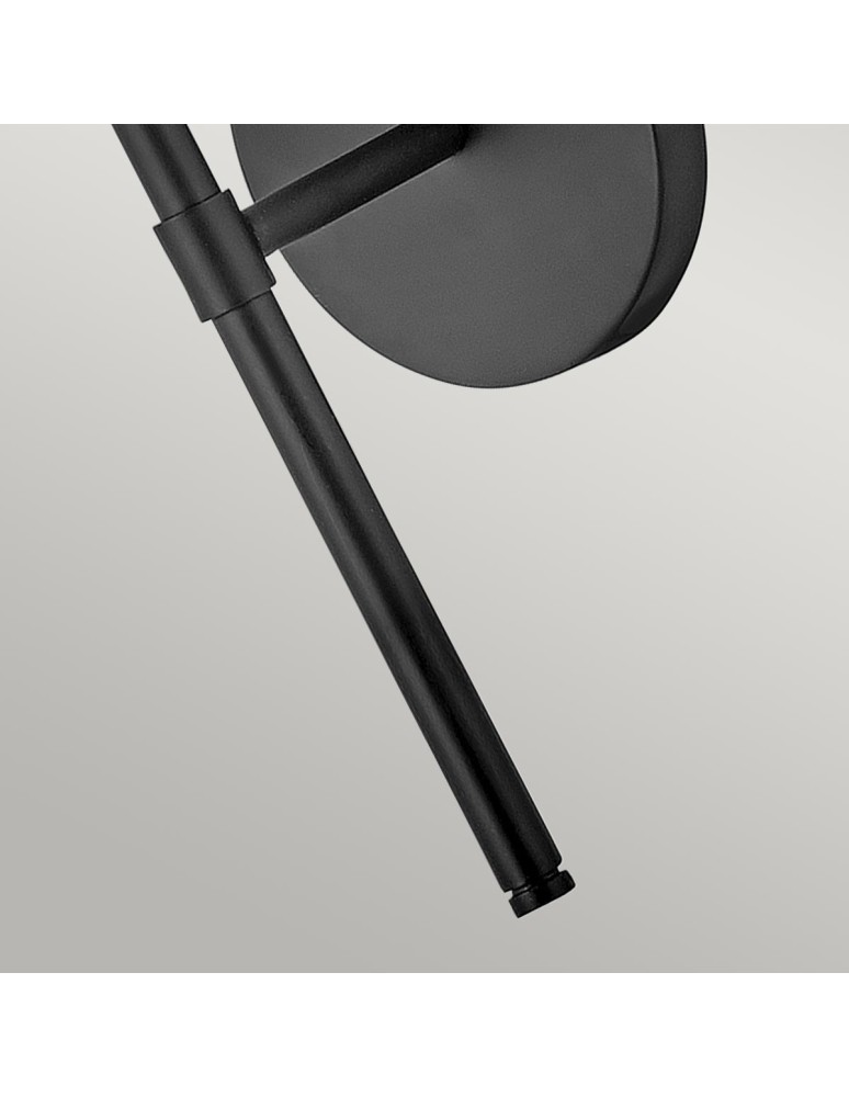 Bathroom wall lamps - Elstead Lighting Hollis wall lamp - 1 light source - Black IP44 HK-HOLLIS1-O-BK-BATH - product kolory-swiatla.pl 4