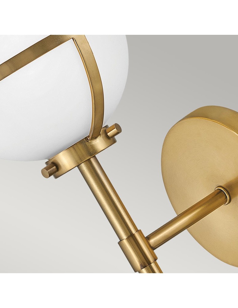 Bathroom wall lamps - Elstead Lighting Hollis wall lamp - 1 light source - Old brass IP44 HK-HOLLIS1-O-HB-BATH - product kolory-swiatla.pl 3