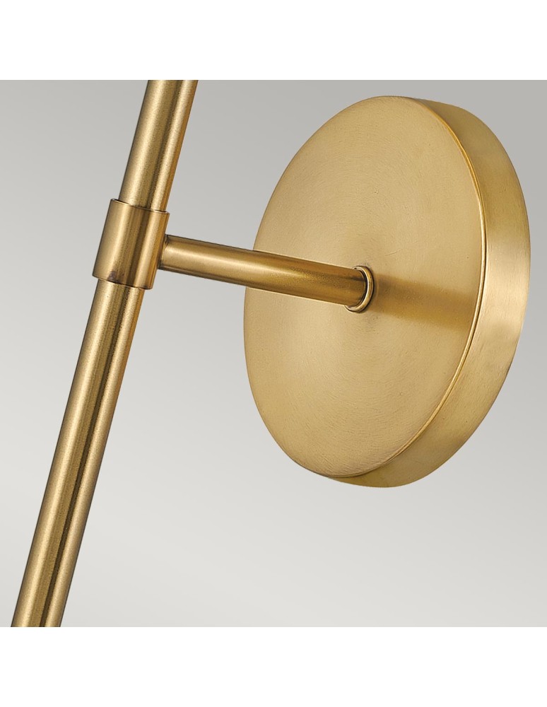 Elstead Lighting Kinkiet Hollis - 1 źródło światła - Stary mosiądz IP44 HK-HOLLIS1-O-HB-BATH