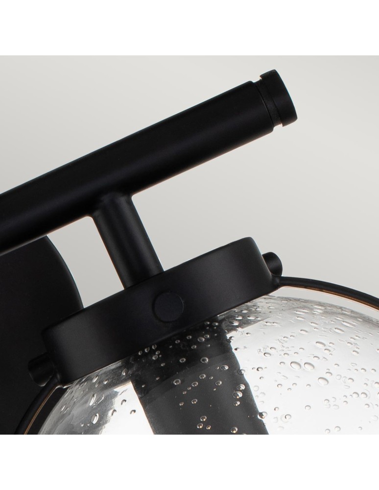 Bathroom wall lamps - Elstead Lighting Hollis wall lamp - 2 light sources - Black IP44 HK-HOLLIS2-C-BK-BATH - product kolory-swiatla.pl 2