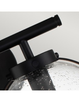 Elstead Lighting Hollis wall lamp - 2 light sources - Black IP44 HK-HOLLIS2-C-BK-BATH - product 2