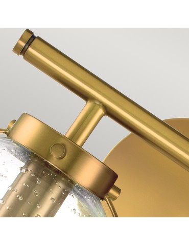 Elstead Lighting Hollis wall lamp - 2 light sources - Old brass IP44 HK-HOLLIS2-C-HB-BATH - product 2