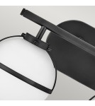 Elstead Lighting Kinkiet Hollis - 2 źródła światła - Czarny IP44 HK-HOLLIS2-O-BK-BATH