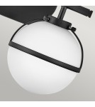 Bathroom wall lamps - Elstead Lighting Hollis wall lamp - 2 light sources - Black IP44 HK-HOLLIS2-O-BK-BATH - product 4