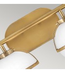 Elstead Lighting Kinkiet Hollis - 2 źródła światła - Stary mosiądz IP44 HK-HOLLIS2-O-HB-BATH