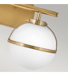 Elstead Lighting Kinkiet Hollis - 2 źródła światła - Stary mosiądz IP44 HK-HOLLIS2-O-HB-BATH